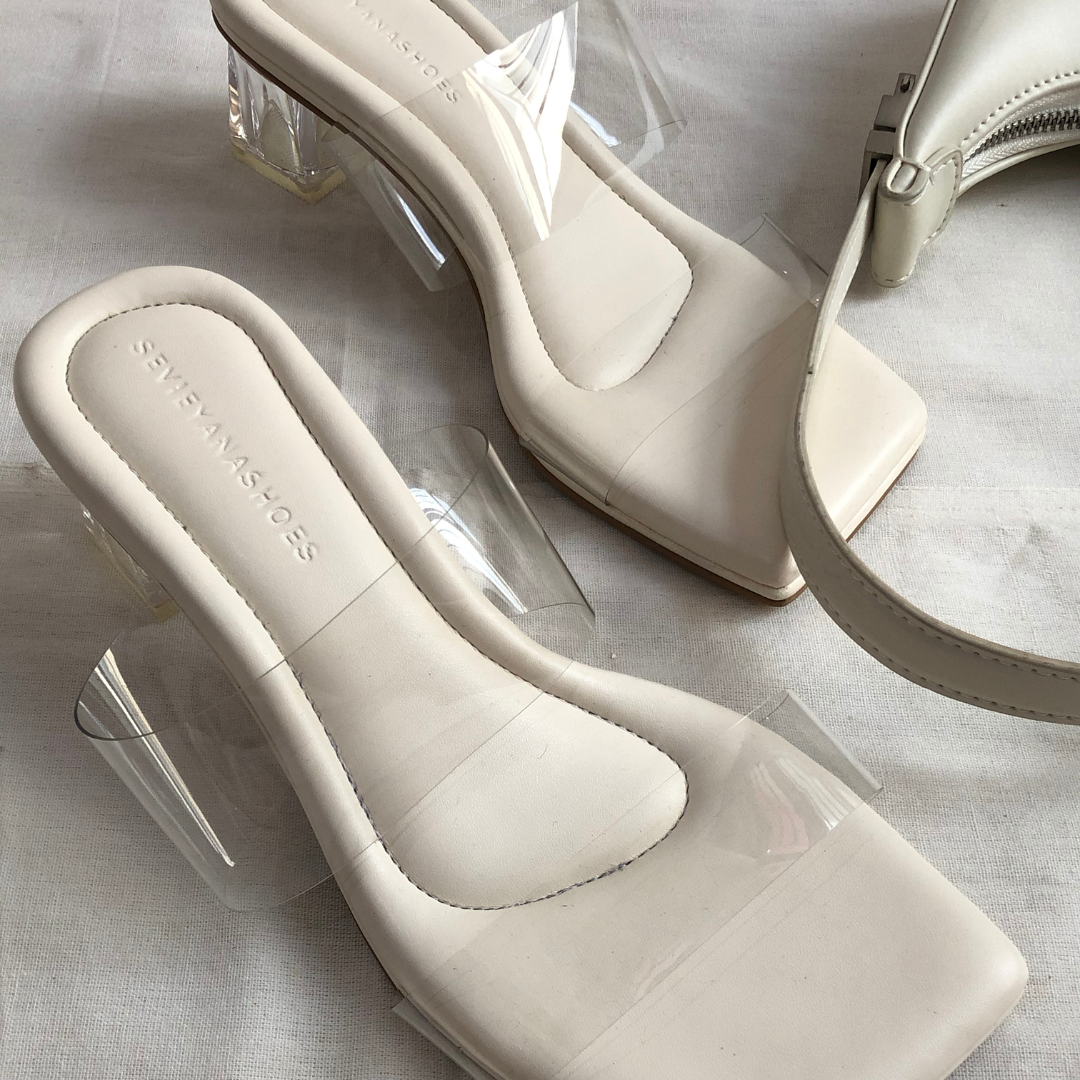 Twirly Transparant Heels - Raya Collection